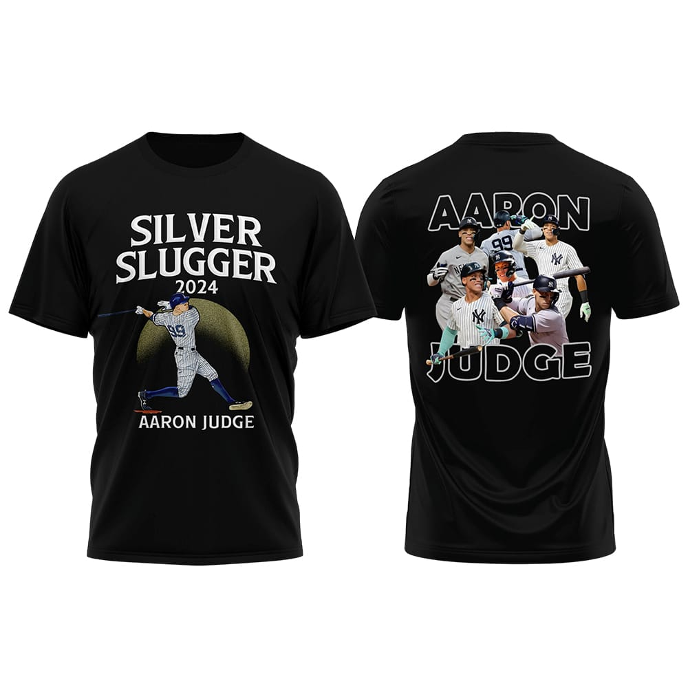 Aaron Judge 2024 Silver Slugger Yankees Shirt Aaron Judge 2024 Silver Slugger Yankees Shirt