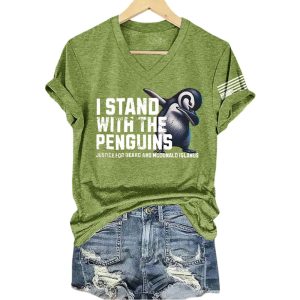 I Stand With The Penguins Justice For Heard Island and McDonald Islands Shirt