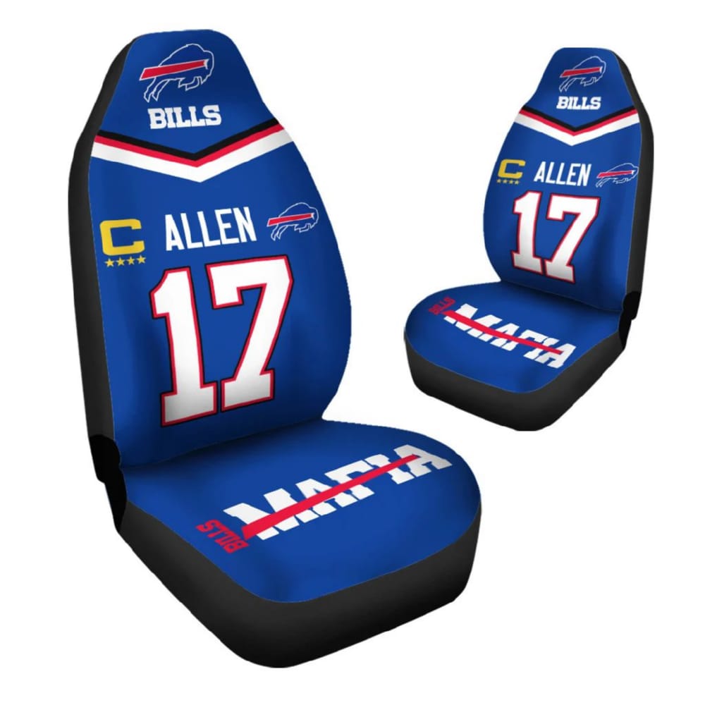 Allen 17 Captain Buffalo Football Car Seat Cover Allen 17 Captain Buffalo Football Car Seat Cover