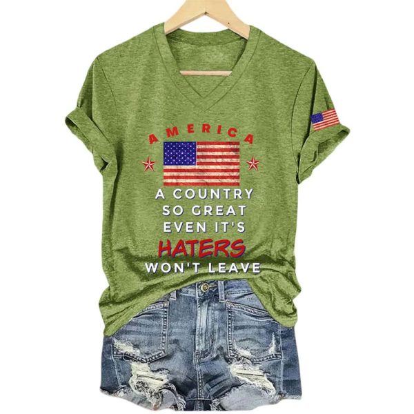 America A Country So Great Even It’s Haters Won’t Leave Shirt