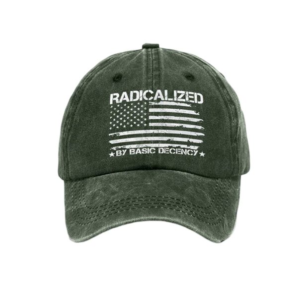 American Flag Radicalized By Basic Decency Hat