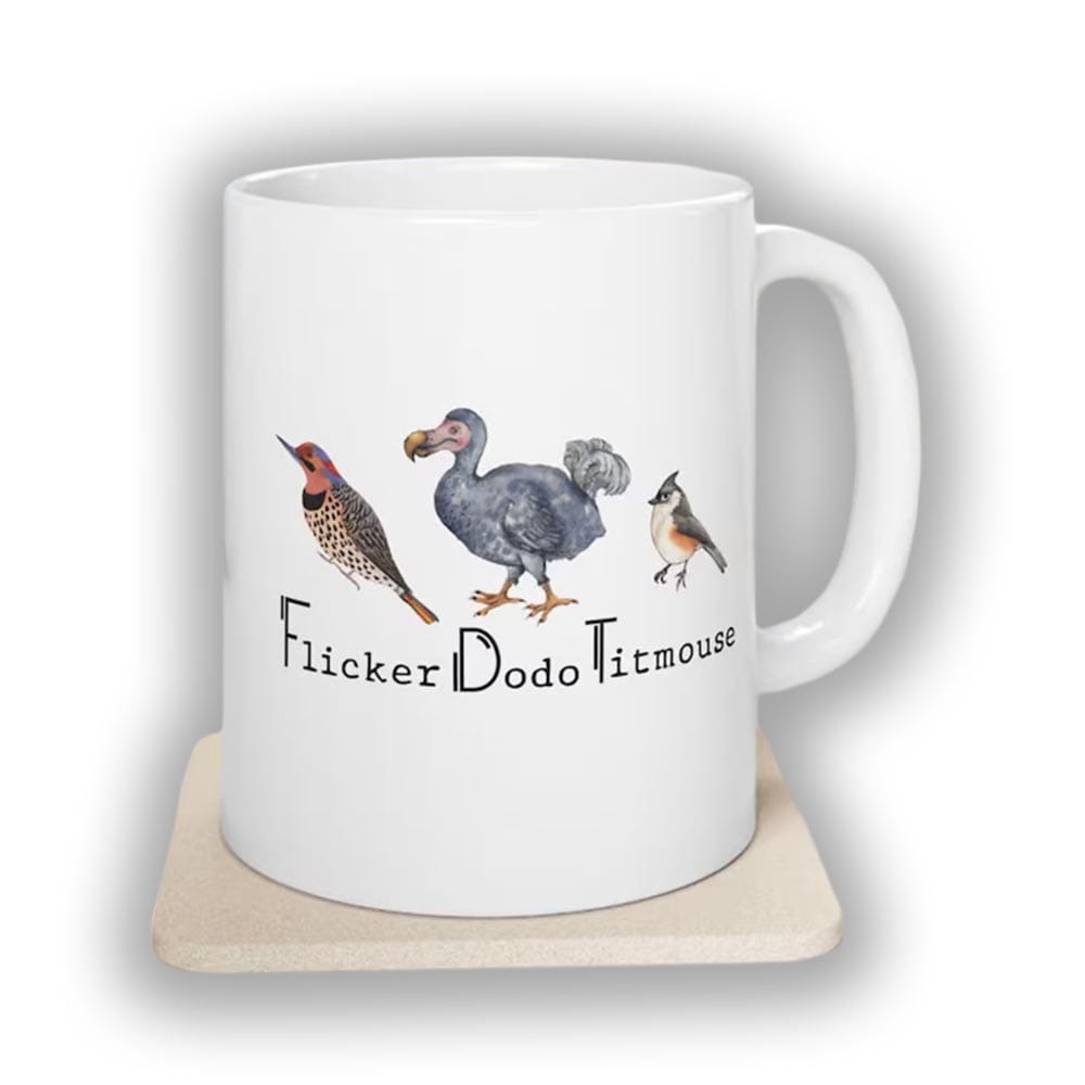 Animal FDT Flicker Dodo Titmouse Mug Animal FDT Flicker Dodo Titmouse Mug