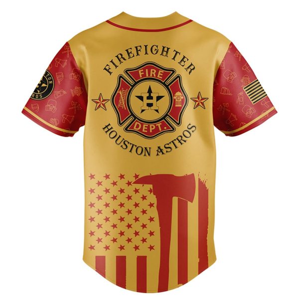 Astros Firefighter Appreciation Night Jersey 2025