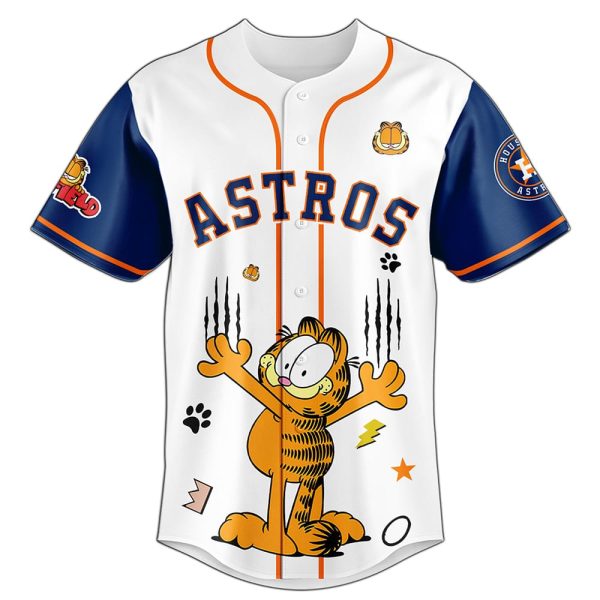 Astros Garfield Cat Jersey 2025