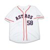 Astros Hunter Brown Replica White Jersey 2025 Giveaway