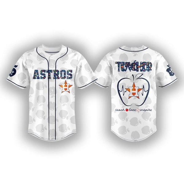 Astros TEACHER NIGHT Baseball Jersey 2025