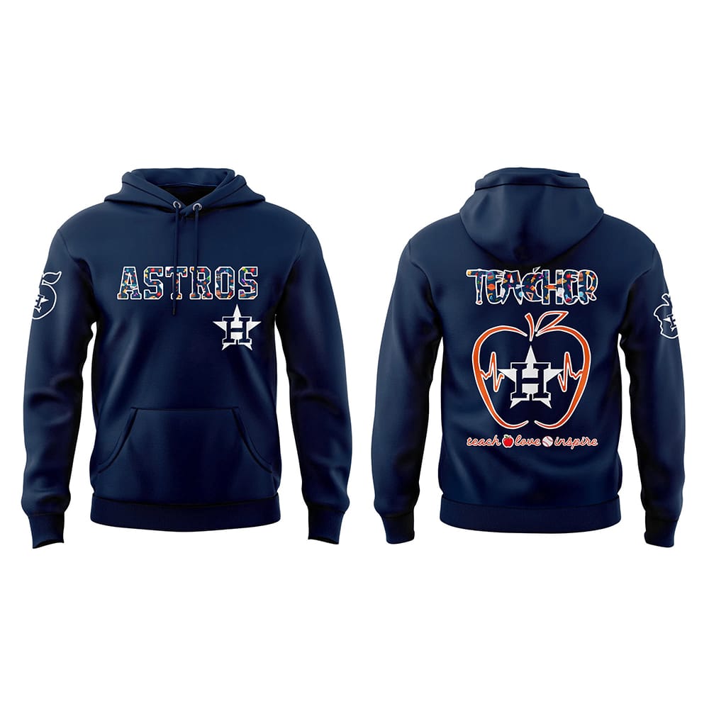 Astros TEACHER NIGHT Hoodie 2025 Astros TEACHER NIGHT Hoodie 2025