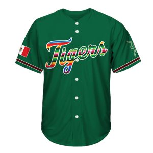 2025 Tigers Mexican Heritage Night Baseball Jersey 2
