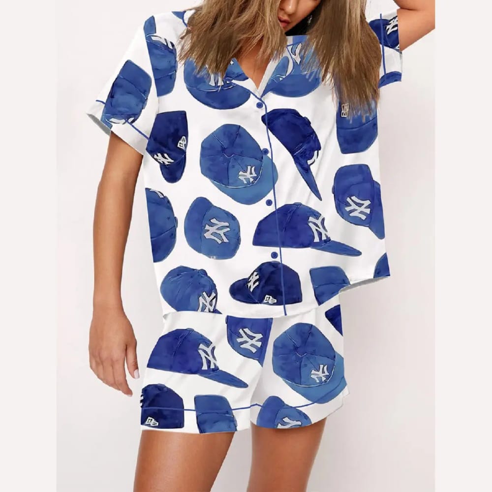 Baseball Yankees Hat Pajama Set Baseball Yankees Hat Pajama Set