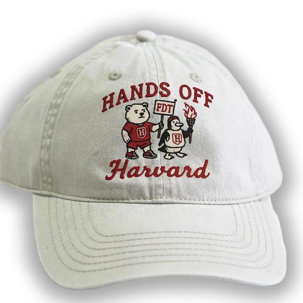 Bear Penguin FDT Hands Off Harvard Embroidered Cap