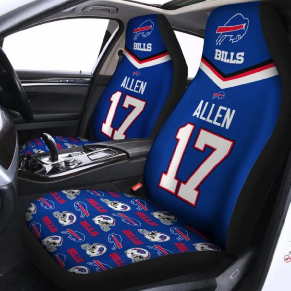 Bills Allen 17 Car Seat Cover
