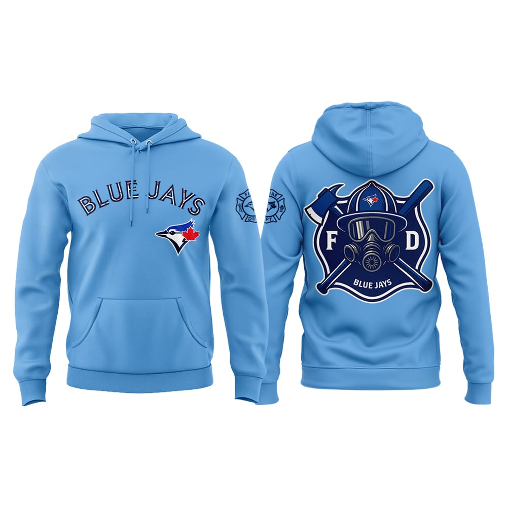 Blue Jays Firefighter Appreciation Night Hoodie 2025 Blue Jays Firefighter Appreciation Night Hoodie 2025