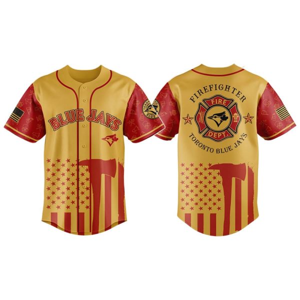 Blue Jays Firefighter Appreciation Night Jersey 2025