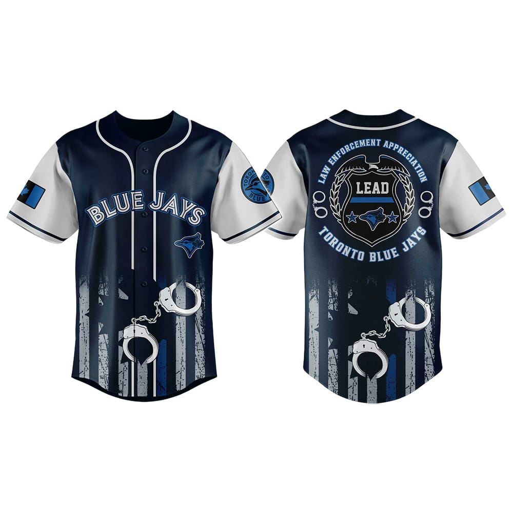 Blue Jays Law Enforcement Appreciation Day Jersey 2025 Blue Jays Law Enforcement Appreciation Day Jersey 2025