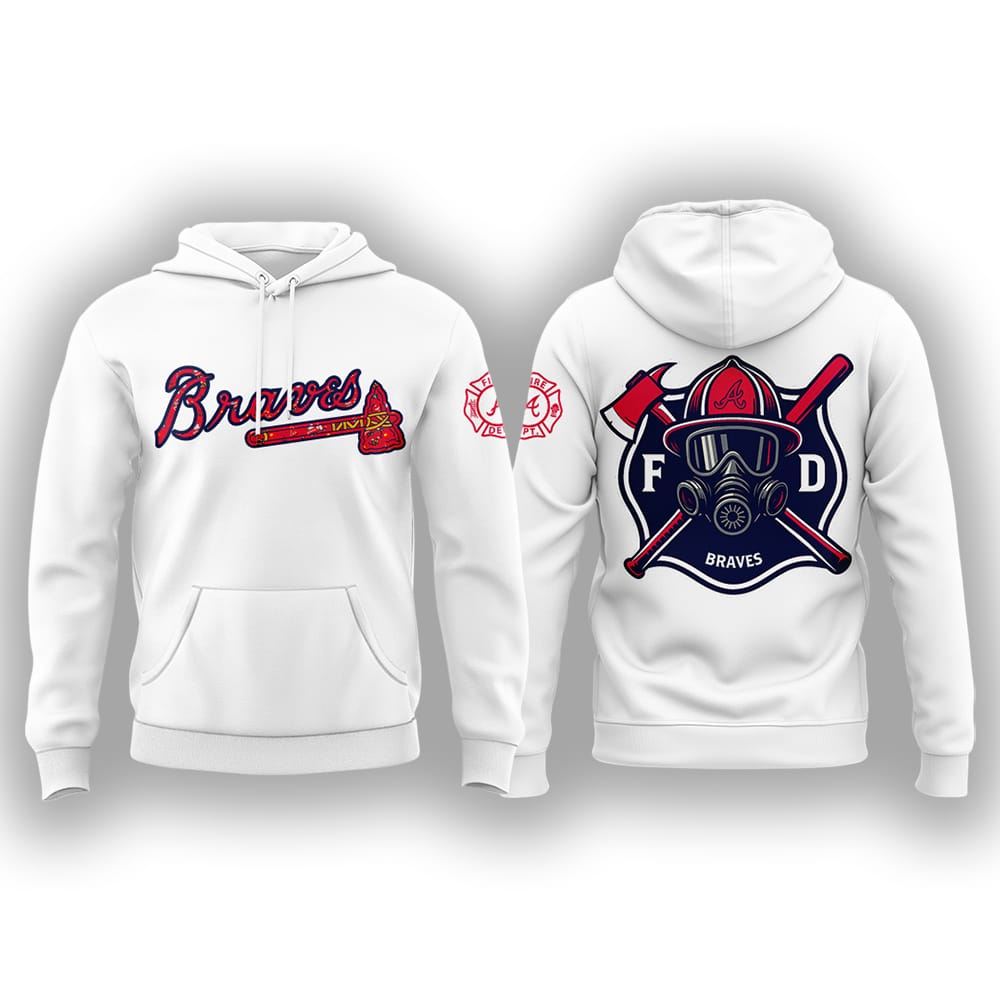 Braves Firefighter Appreciation Night 2025 Hoodie Braves Firefighter Appreciation Night 2025 Hoodie