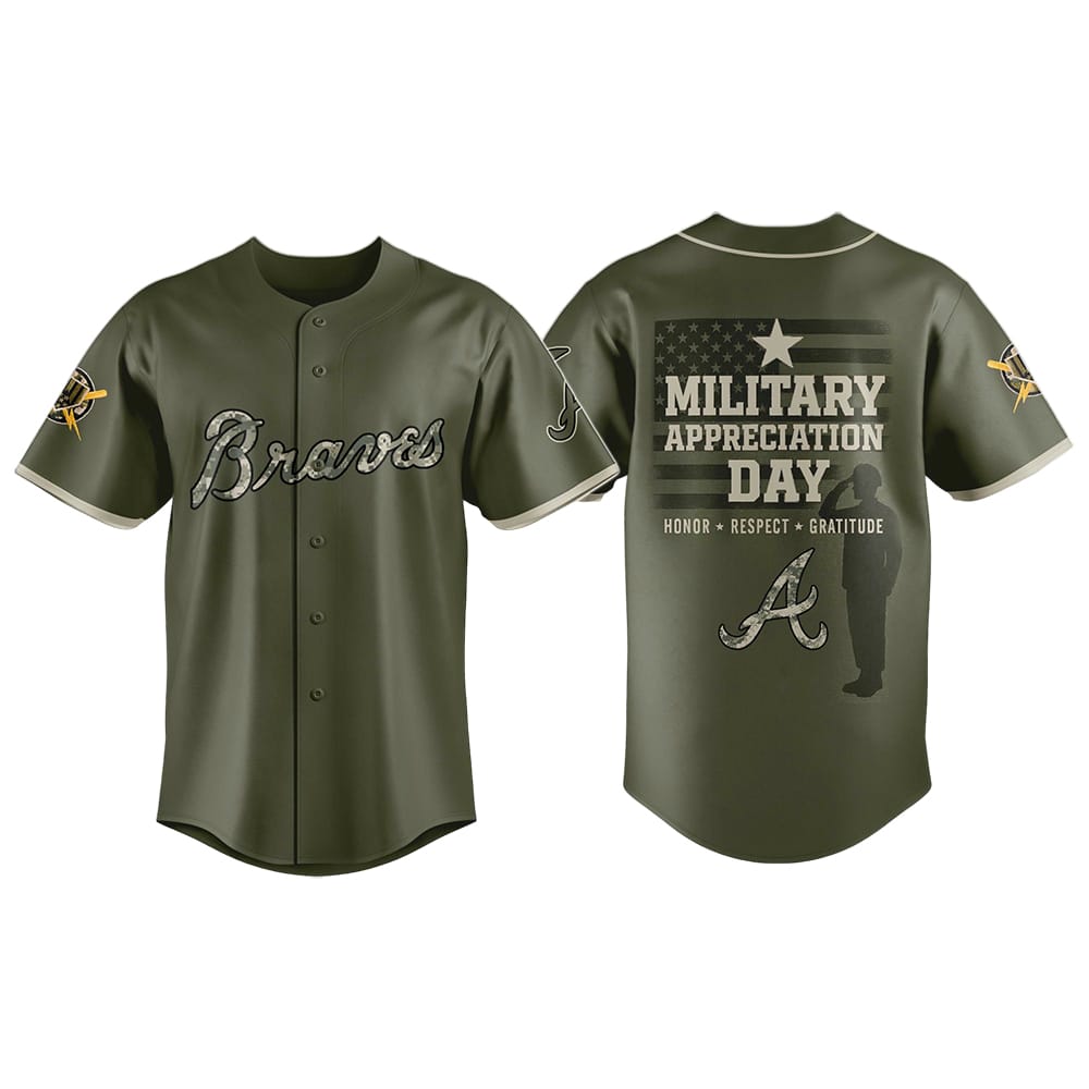 Braves Military Appreciation Day Jersey 2025 Braves Military Appreciation Day Jersey 2025