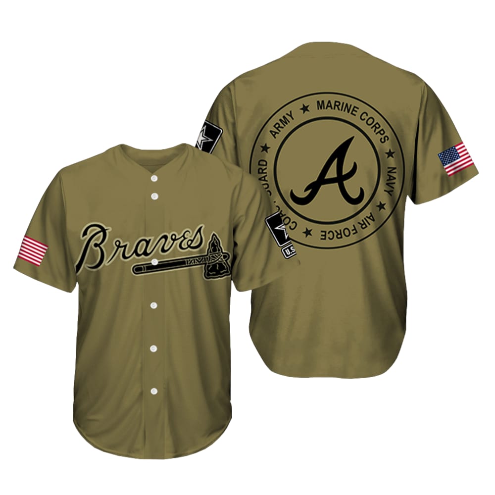 Braves Military Appreciation Night 2025 Jersey Braves Military Appreciation Night 2025 Jersey