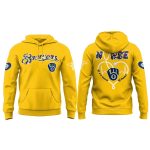 Brewers NURSES NIGHT It's A Work Of Heart 2025 Hoodie