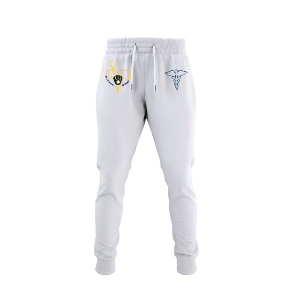 Brewers NURSES NIGHT It’s A Work Of Heart 2025 Hoodie