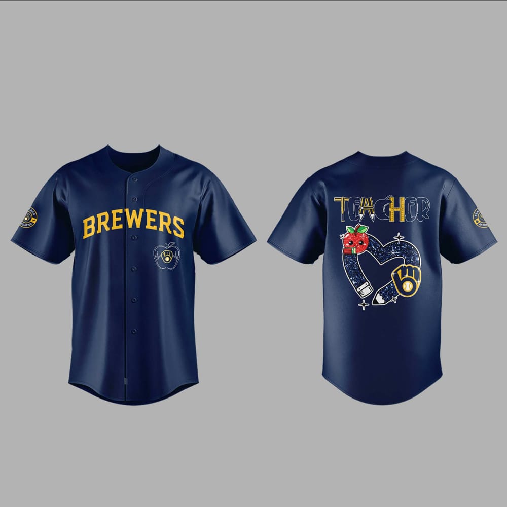 Brewers Teacher Appreciation Night 2025 Jersey Brewers Teacher Appreciation Night 2025 Jersey