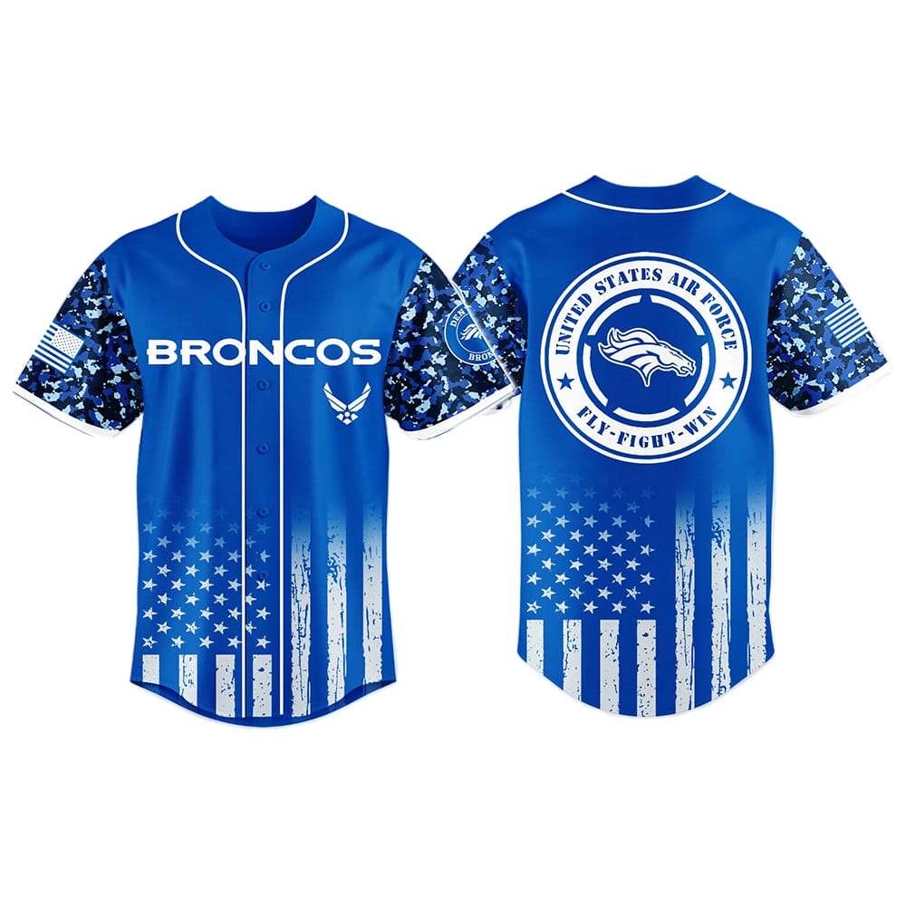 Broncos United States Air Force Military Appreciation Night Jersey 2025 Broncos United States Air Force Military Appreciation Night Jersey 2025