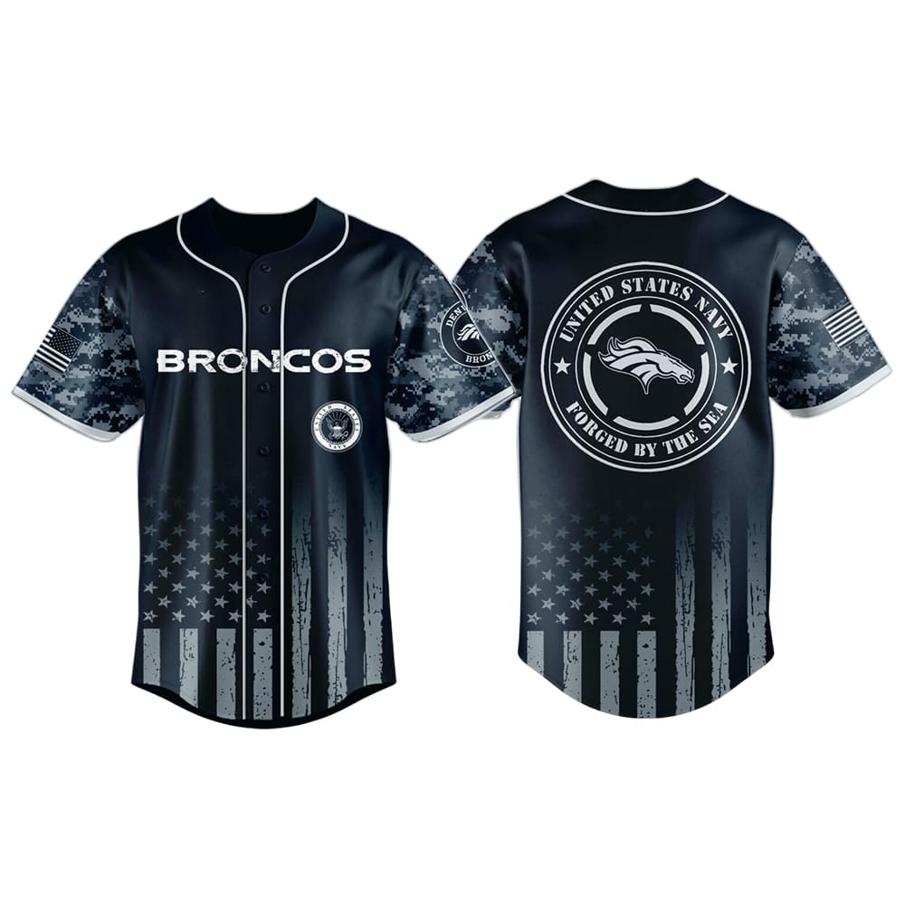 Broncos United States Navy Military Appreciation Night Jersey 2025 Broncos United States Navy Military Appreciation Night Jersey 2025