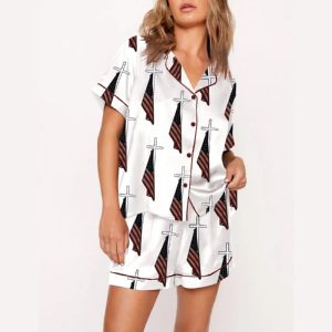 God Bless American Print Pajama Set4