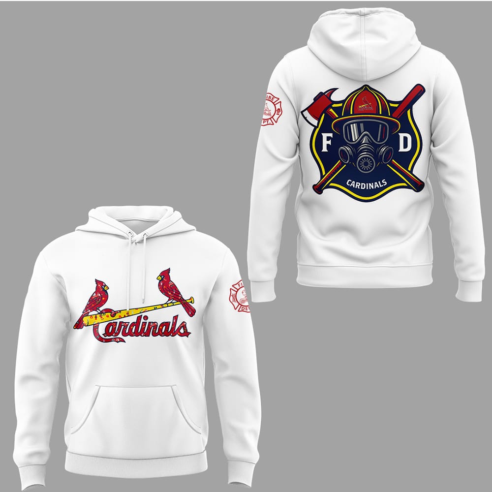 Cardinals Firefighter Appreciation Night Hoodie 2025 Cardinals Firefighter Appreciation Night Hoodie 2025