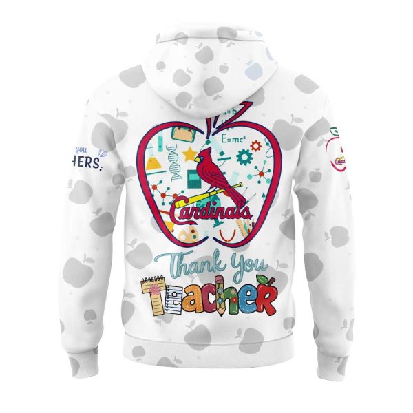 Cardinals Happy Teacher Day Hoodie 2025