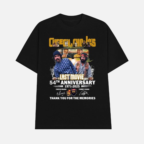 Cheech And Chong’s Last Movie 54th Anniversary 1971-2025 Shirt