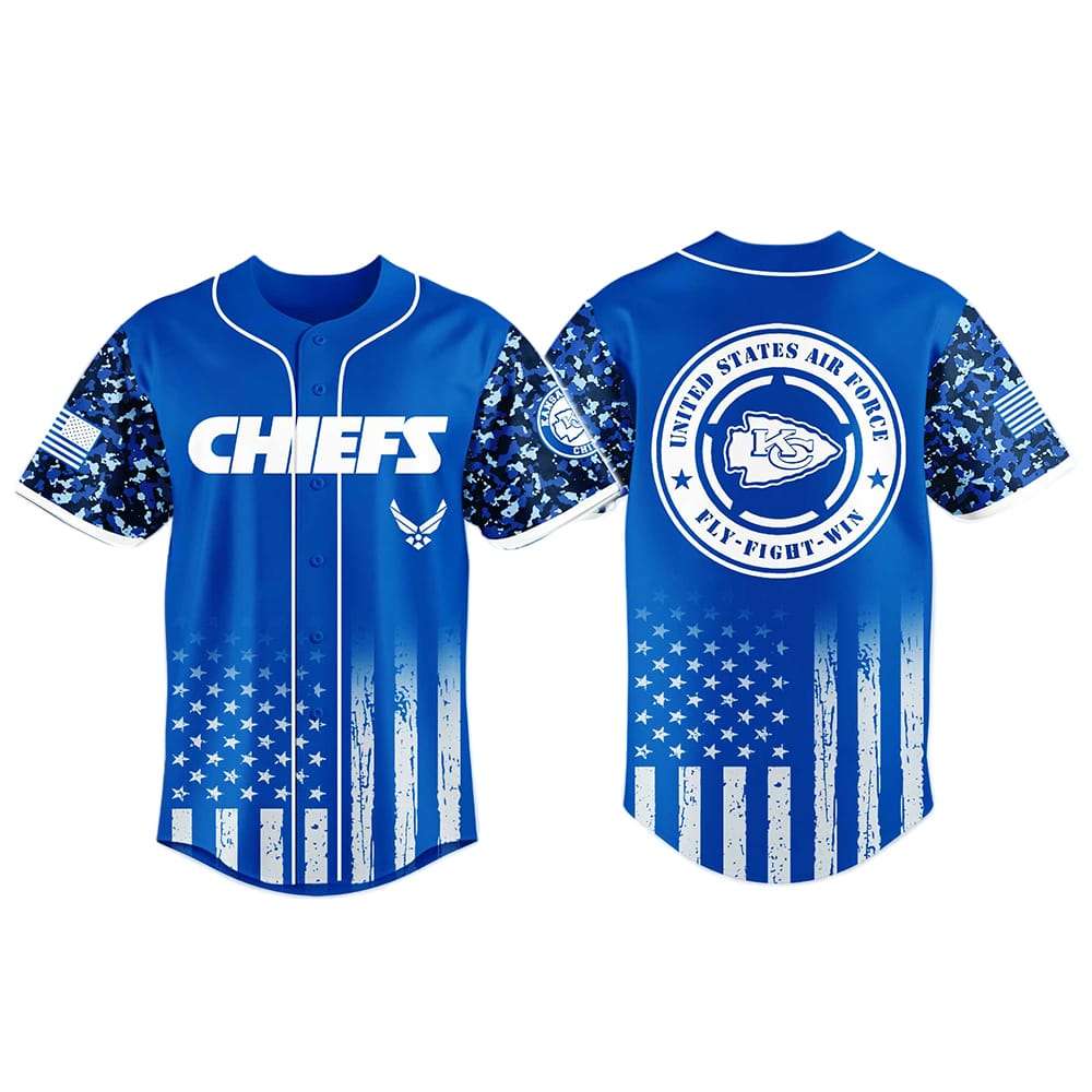 Chiefs United States Air Force Military Appreciation Night Jersey 2025 Chiefs United States Air Force Military Appreciation Night Jersey 2025