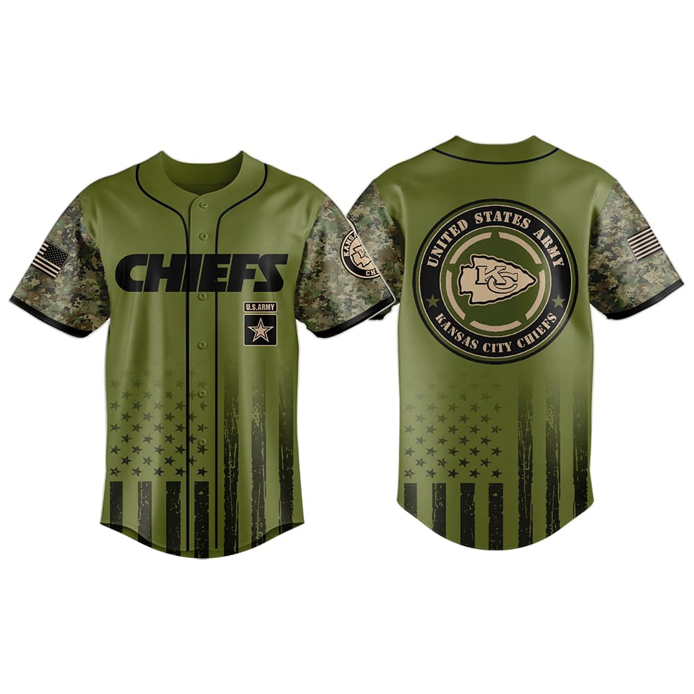 Chiefs United States Army Military Appreciation Night Jersey 2025 Chiefs United States Army Military Appreciation Night Jersey 2025