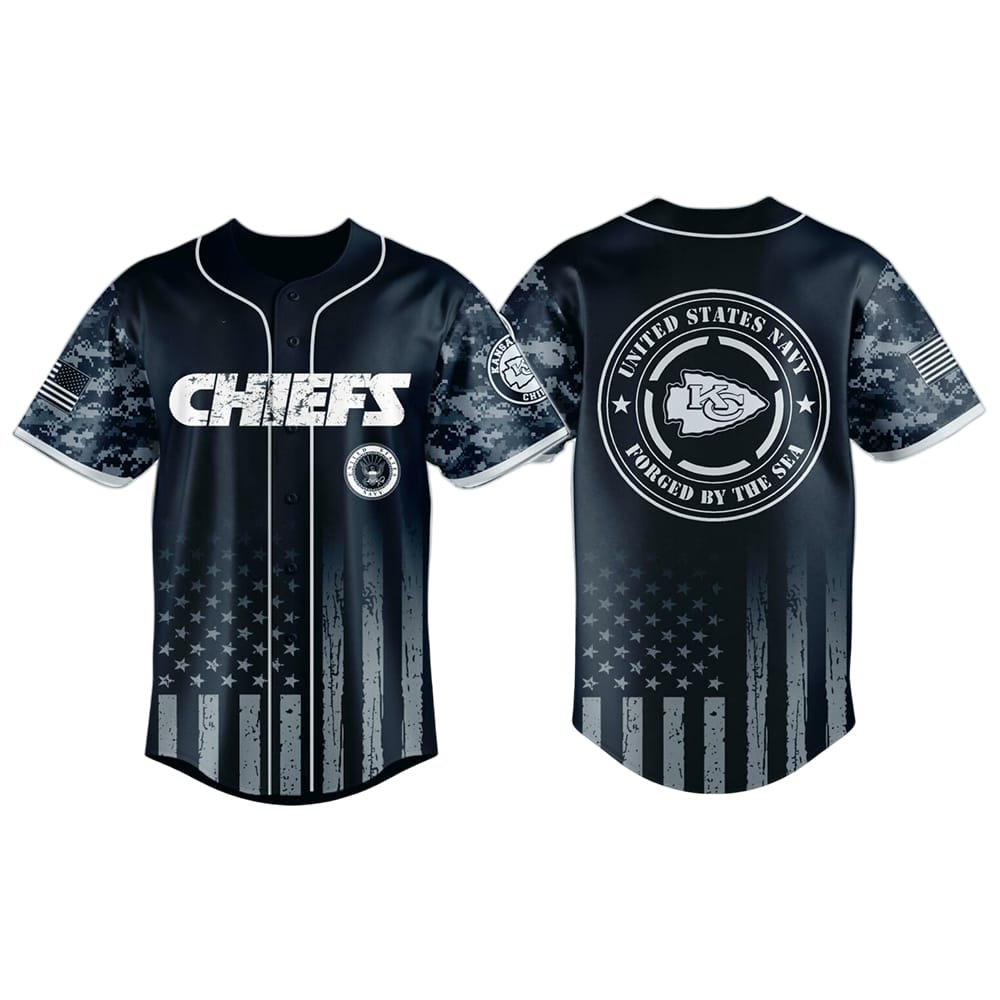 Chiefs United States Navy Military Appreciation Night Jersey 2025 Chiefs United States Navy Military Appreciation Night Jersey 2025