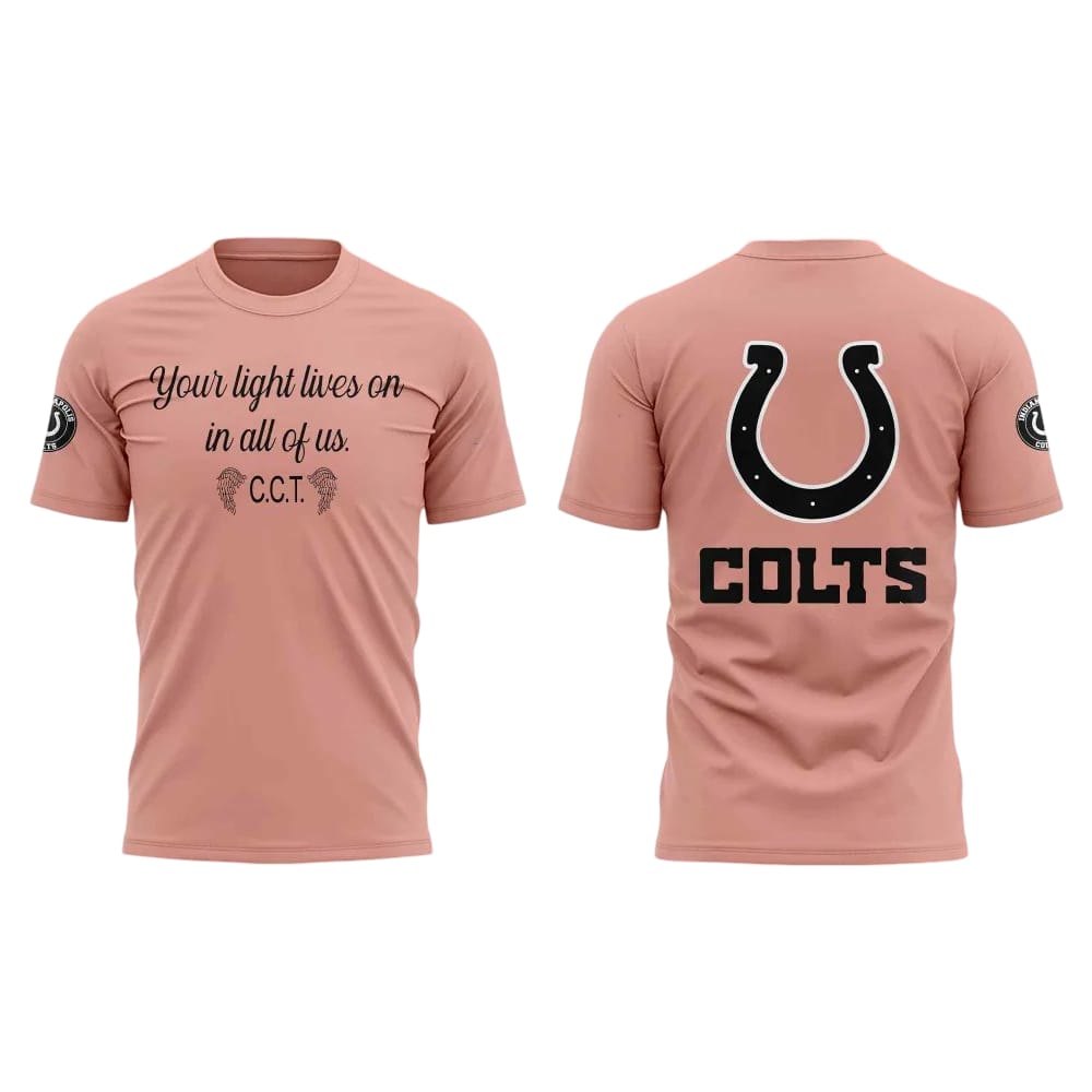 Colts Your Light Lives On In All Of Us CCT Shirt Colts Your Light Lives On In All Of Us CCT Shirt
