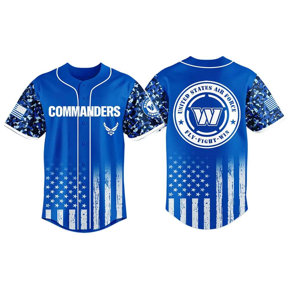 Commanders United States Air Force Military Appreciation Night Jersey 2025 Commanders United States Air Force Military Appreciation Night Jersey 2025