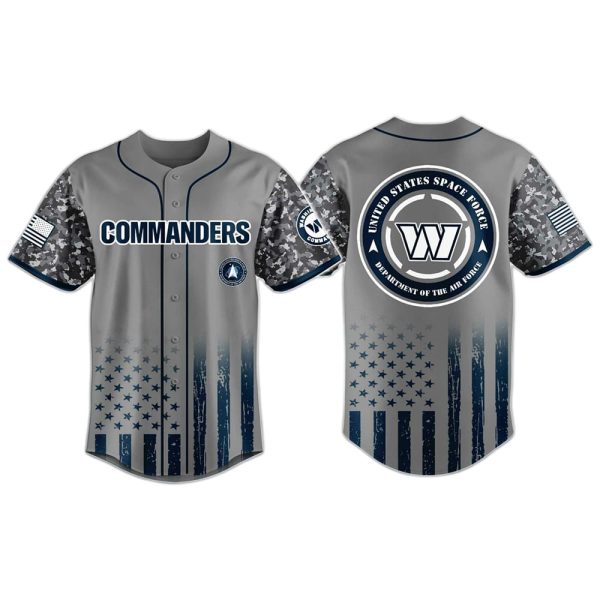 Commanders United States Space Force Military Appreciation Night Jersey 2025