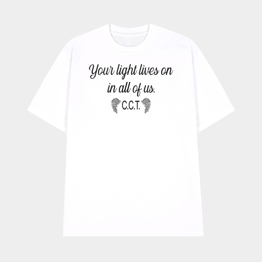 Coral Terpening Your Light Lives On In All Of Us Shirt Coral Terpening Your Light Lives On In All Of Us Shirt