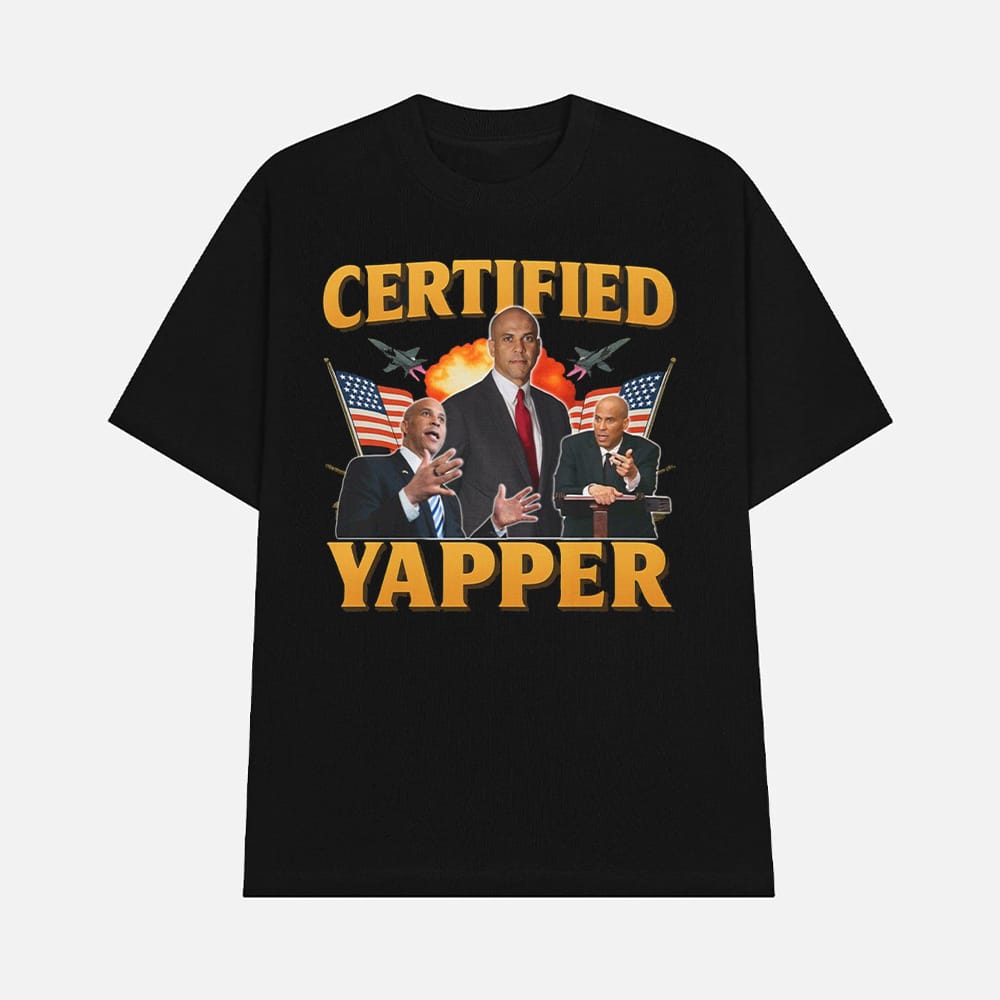 Cory Booker Certified Yapper Shirt 1 Cory Booker Certified Yapper Shirt
