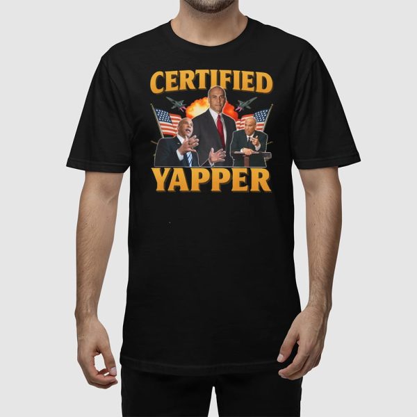 Cory Booker Certified Yapper Shirt