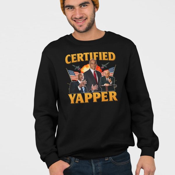Cory Booker Certified Yapper Shirt