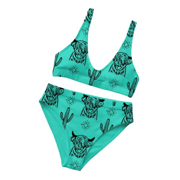 Cowgirl Style Western Two-Piece Bikini Set