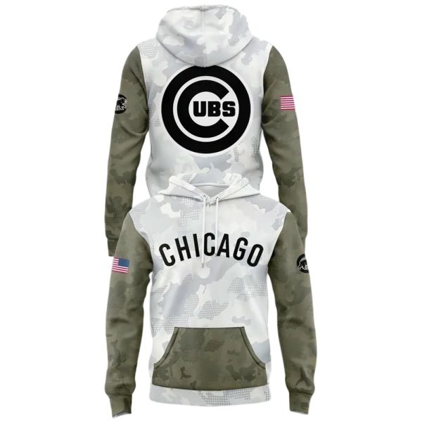 Cubs Armed Forces Day Hoodie 2025