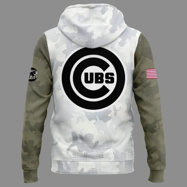 Cubs Armed Forces Day Hoodie 2025