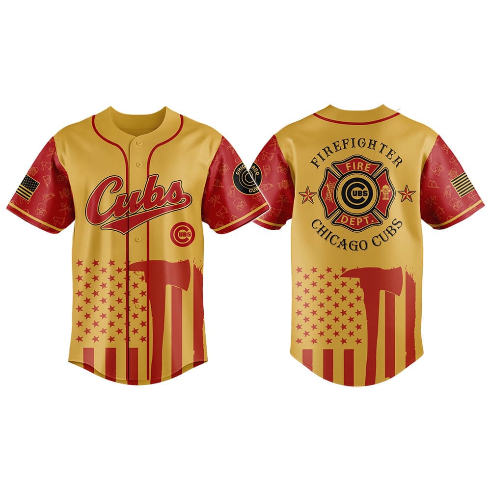 Cubs Firefighter Appreciation Night Jersey 2025 Cubs Firefighter Appreciation Night Jersey 2025