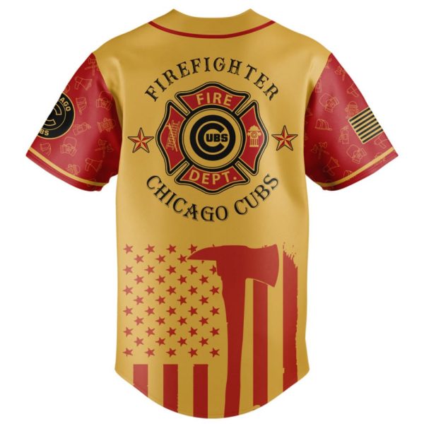 Cubs Firefighter Appreciation Night Jersey 2025