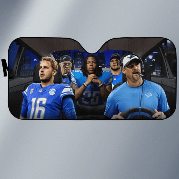 Detroit Football Sun Shade