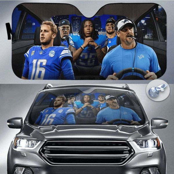 Detroit Football Sun Shade