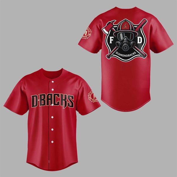 Diamondbacks Firefighter Appreciation Night 2025 Jersey