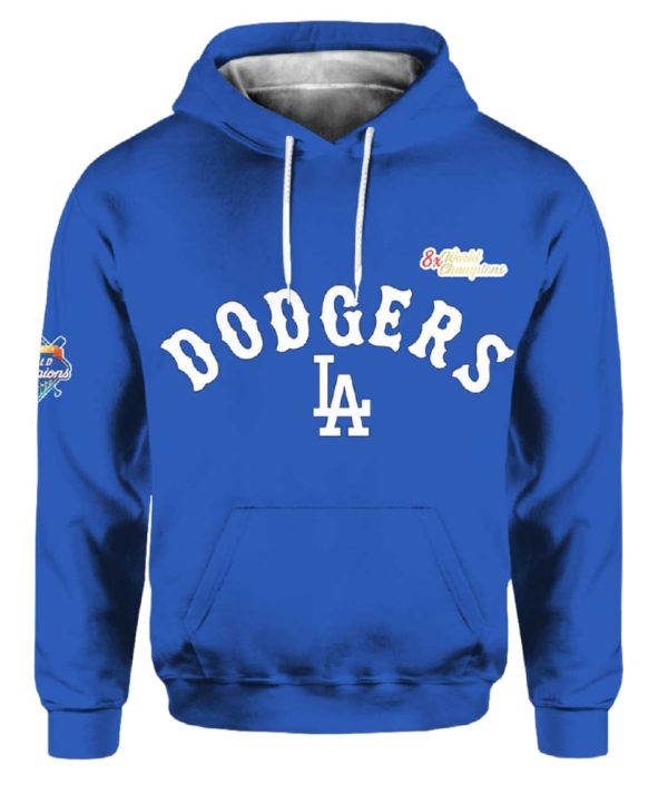 Dodgers 8x World Champions Hoodie Giveaway 2025