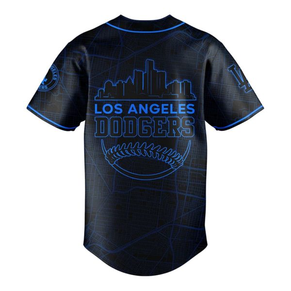 Dodgers Back In Black Jersey 2025